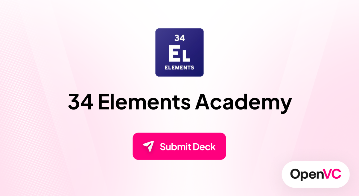 34 Elements Academy | Investor Profile, Funding Criteria & Team