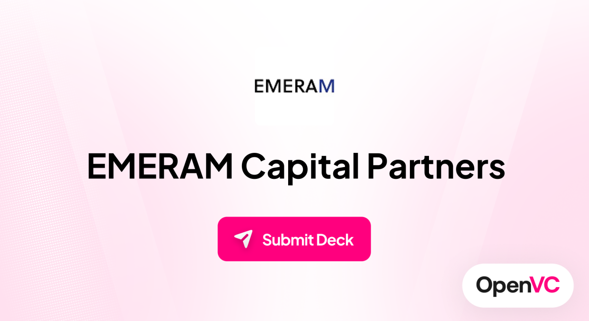 EMERAM Capital Partners | Investor Profile, Funding Criteria & Team
