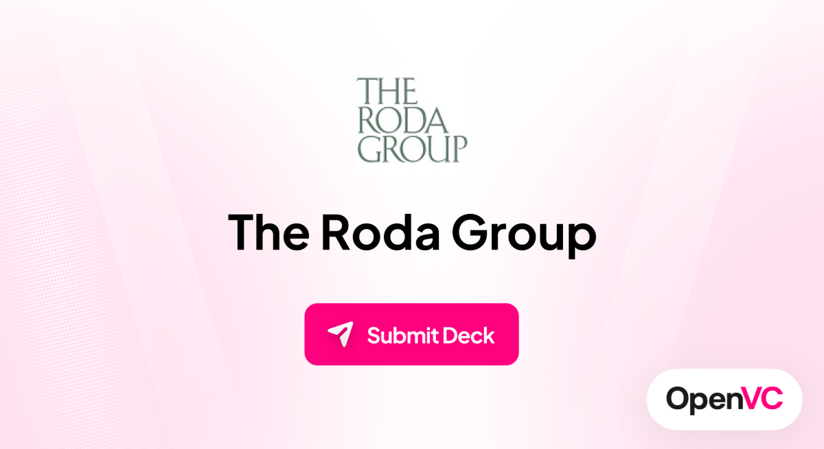 The Roda Group | Investor Profile, Funding Criteria & Team