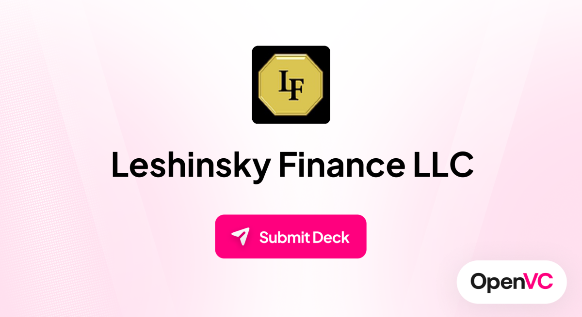 Leshinsky Finance LLC | Investor Profile, Funding Criteria & Team