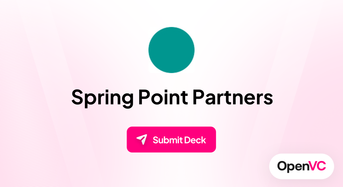 Spring Point Partners | Investor Profile, Funding Criteria & Team