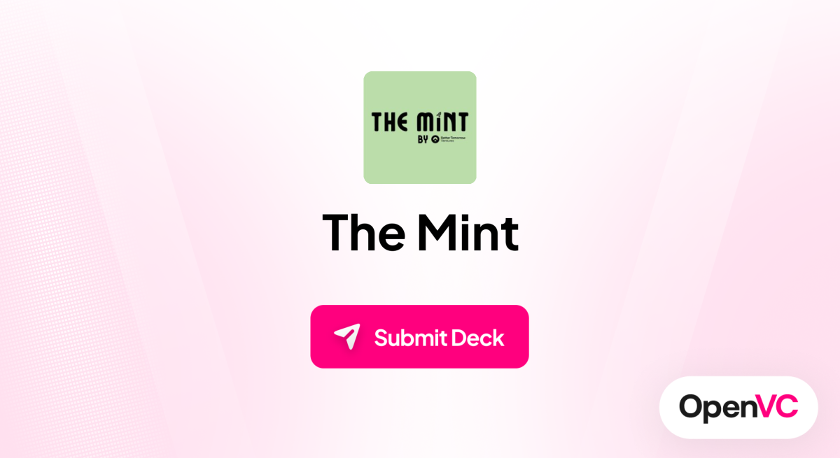 The Mint | Investor Profile, Funding Criteria & Team