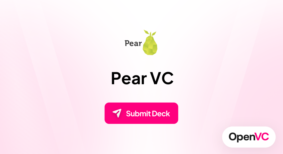 Pear VC | Investor Profile, Funding Criteria & Team