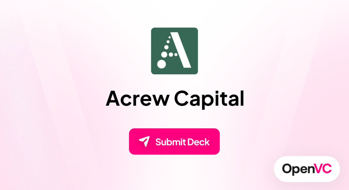 Acrew Capital | Investor Profile, Funding Criteria & Team