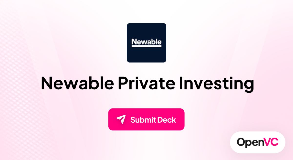 Newable Private Investing | Investor Profile, Funding Criteria & Team