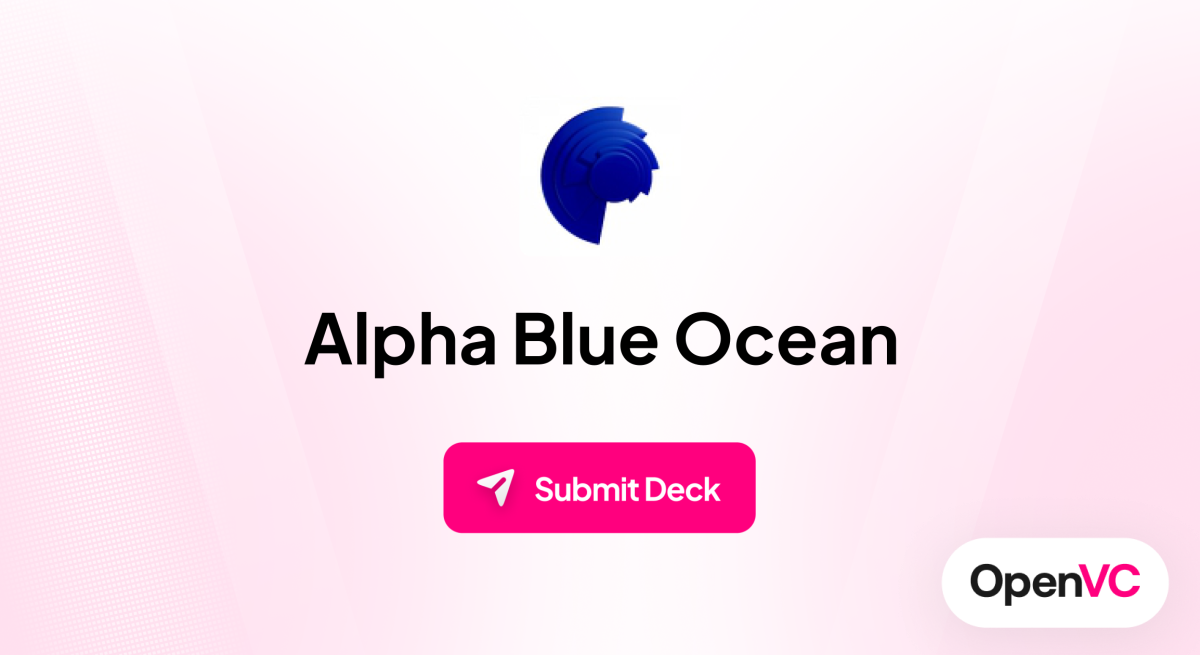 Alpha Blue Ocean | Investor Profile, Funding Criteria & Team