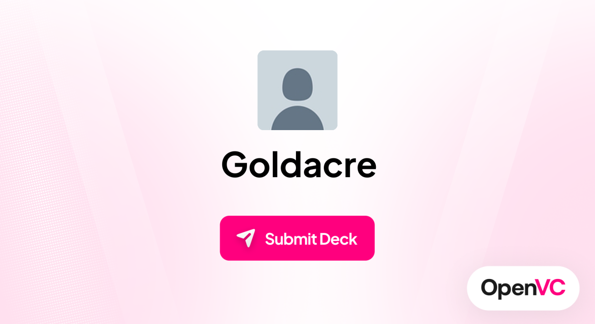Goldacre | Investor Profile, Funding Criteria & Team
