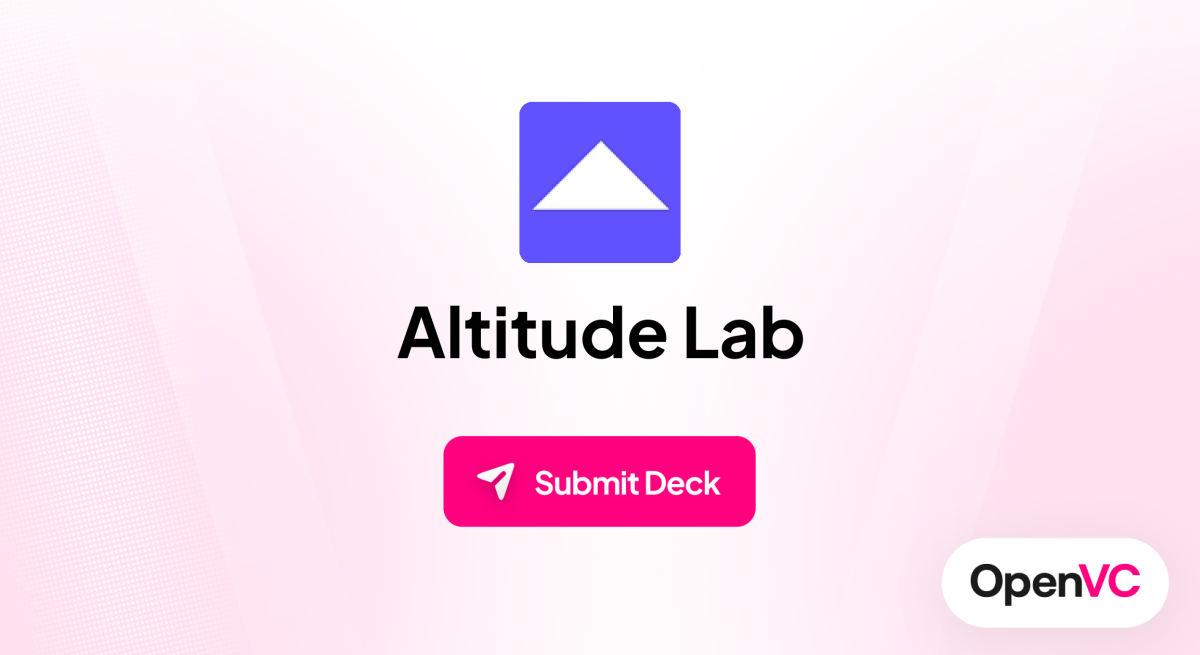 Altitude Lab | Investor Profile, Funding Criteria & Team