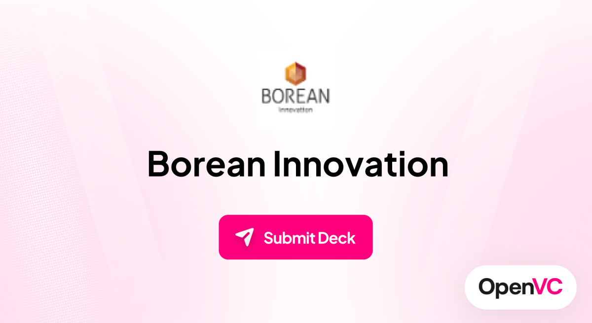Borean Innovation | Investor Profile, Funding Criteria & Team