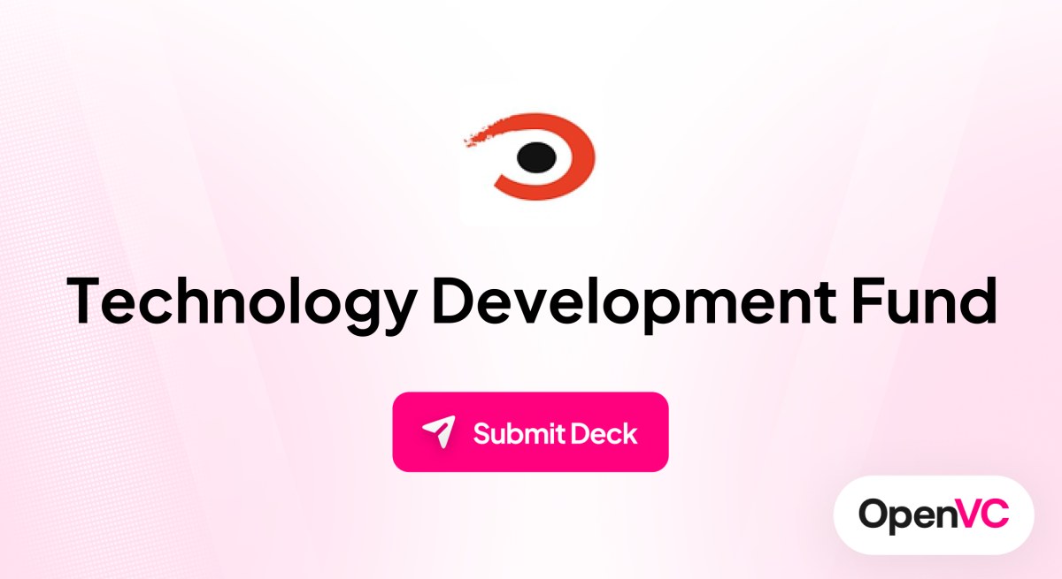 Technology Development Fund | Investor Profile, Funding Criteria & Team