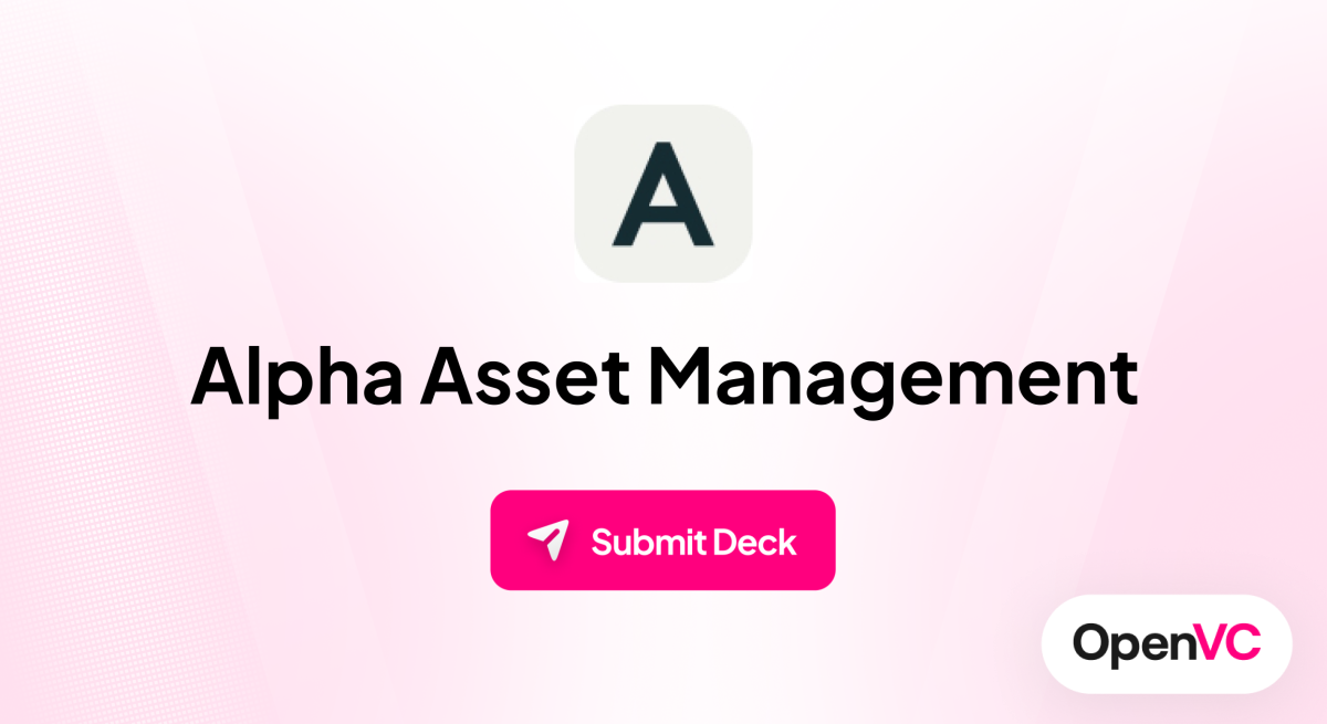 Alpha Asset Management | Investor Profile, Funding Criteria & Team