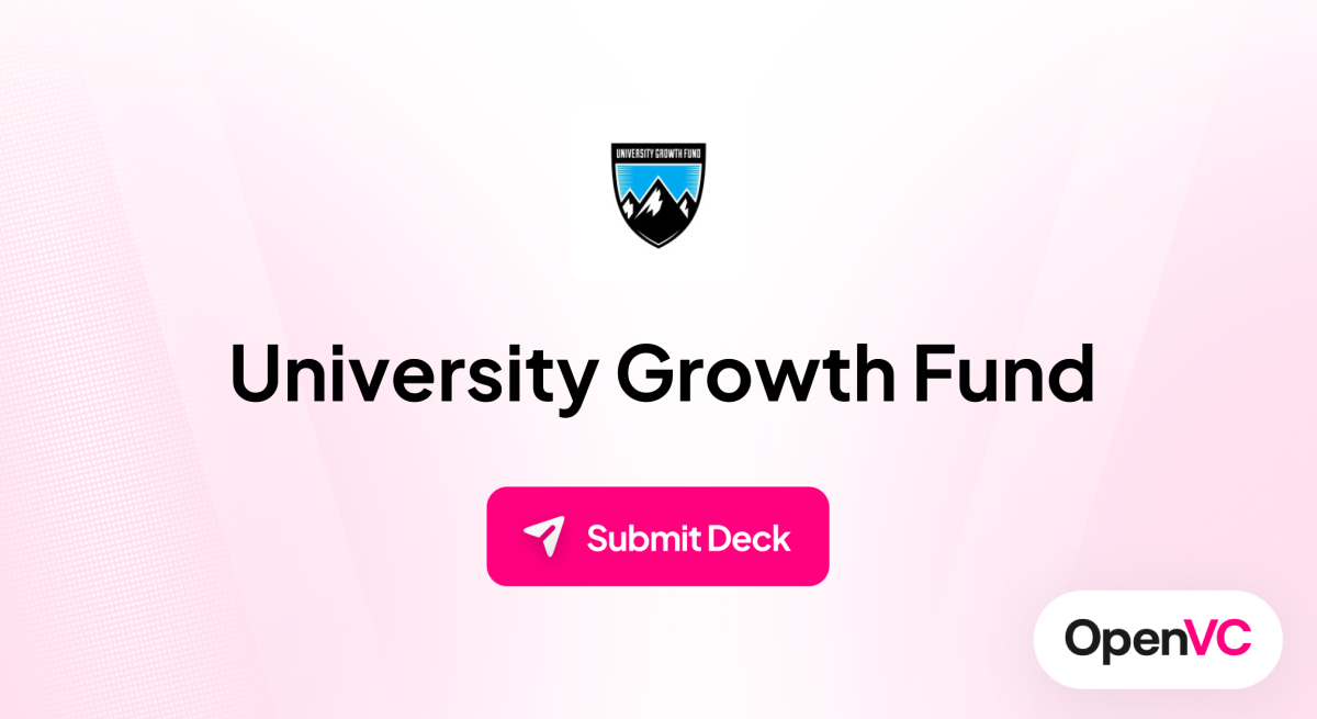 University Growth Fund | Investor Profile, Funding Criteria & Team