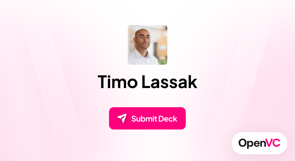 Timo Lassak | Investor Profile, Funding Criteria & Team