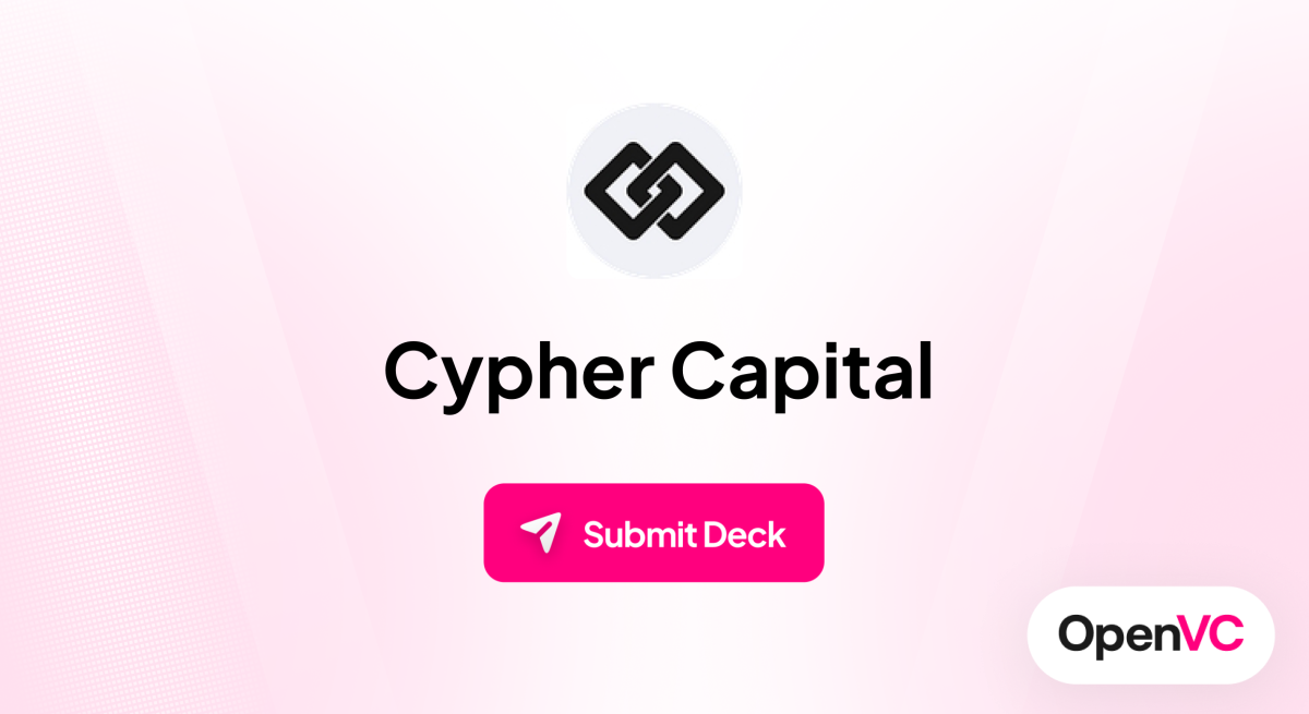 Cypher Capital | Investor Profile, Funding Criteria & Team