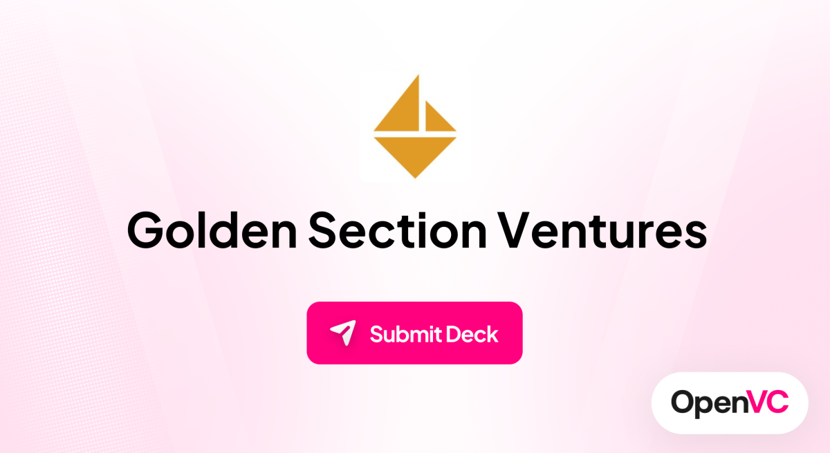 Golden Section Ventures | Investor Profile, Funding Criteria & Team