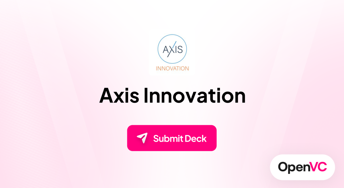 Axis Innovation | Investor Profile, Funding Criteria & Team