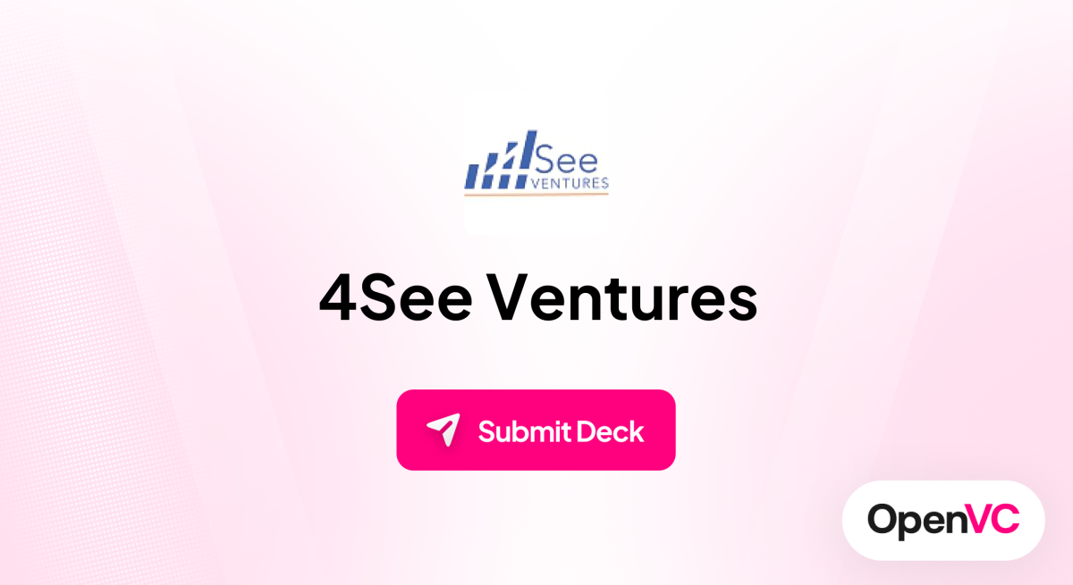 4See Ventures | Investor Profile, Funding Criteria & Team