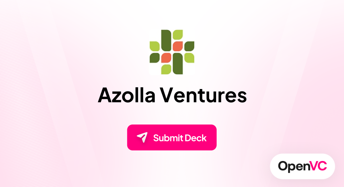 Azolla Ventures | Investor Profile, Funding Criteria & Team