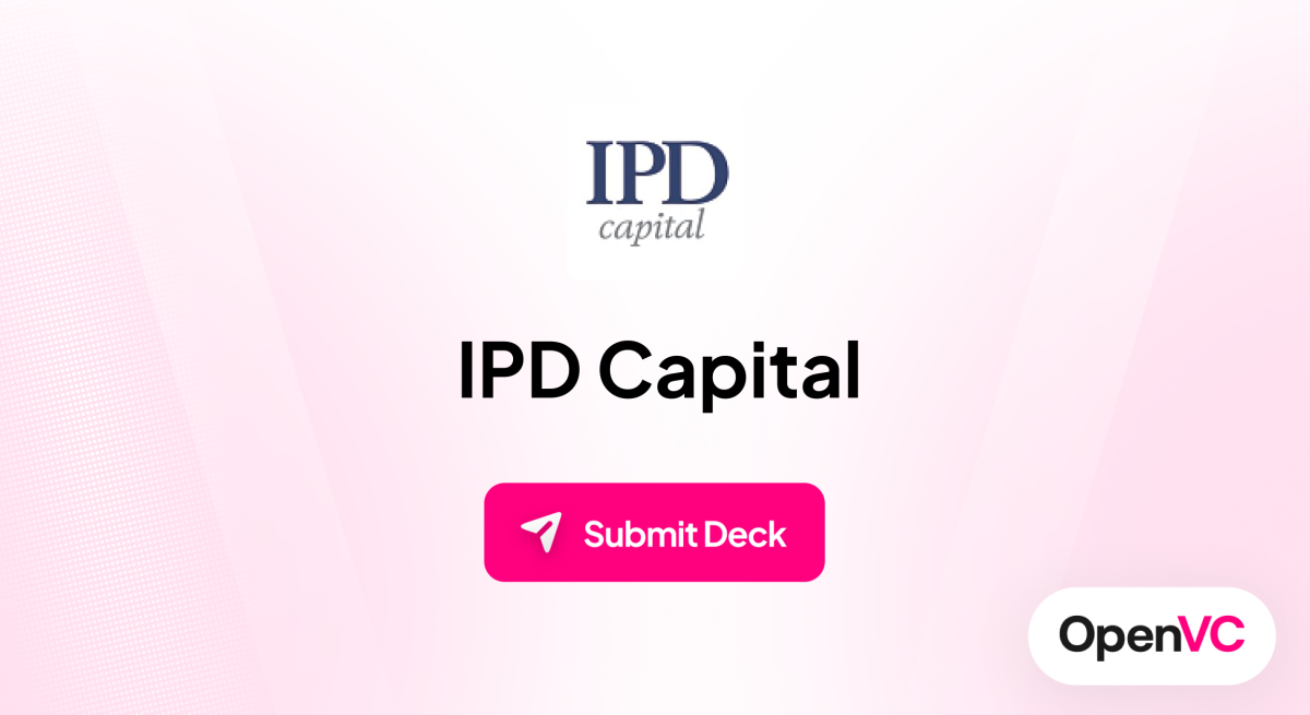 IPD Capital | Investor Profile, Funding Criteria & Team