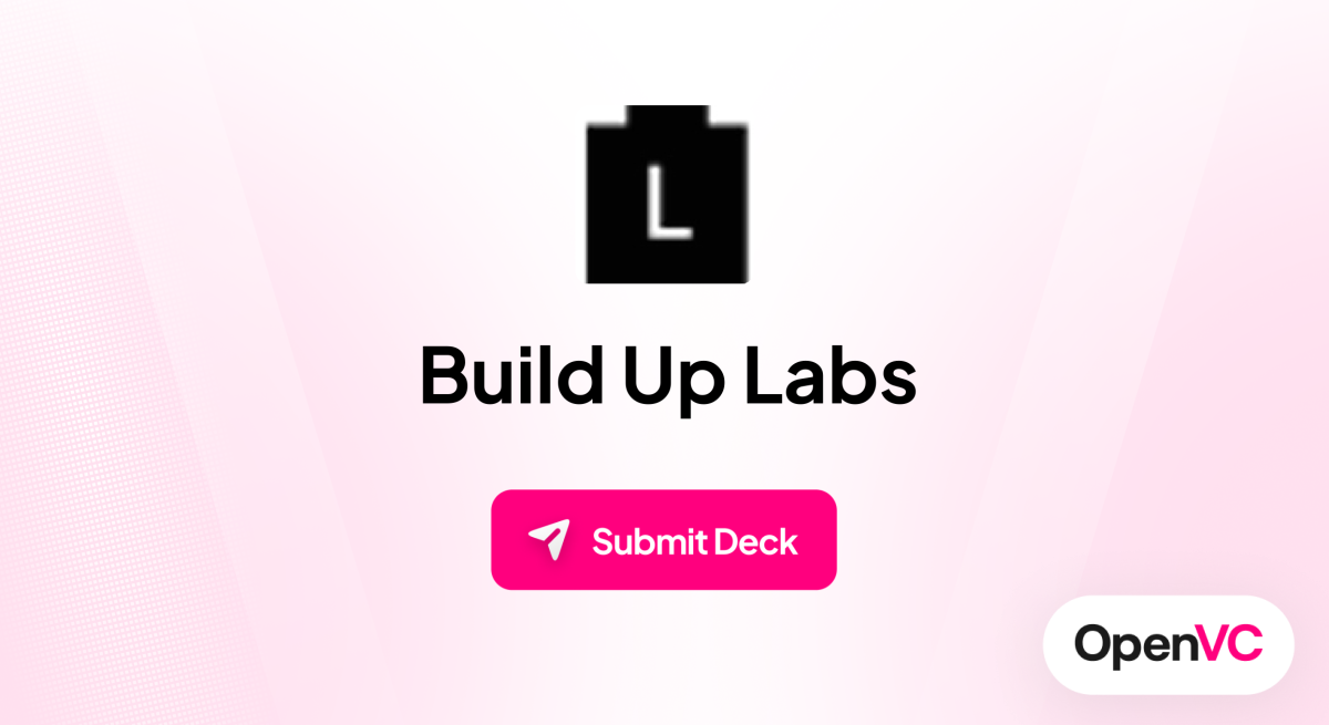 Build Up Labs | Investor Profile, Funding Criteria & Team