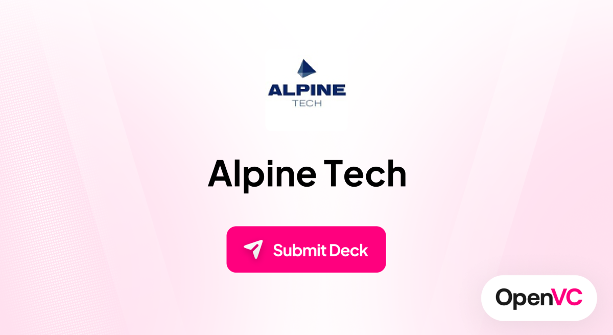 Alpine Tech | Investor Profile, Funding Criteria & Team