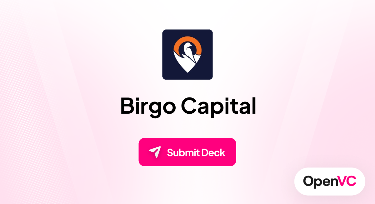 Birgo Capital | Investor Profile, Funding Criteria & Team