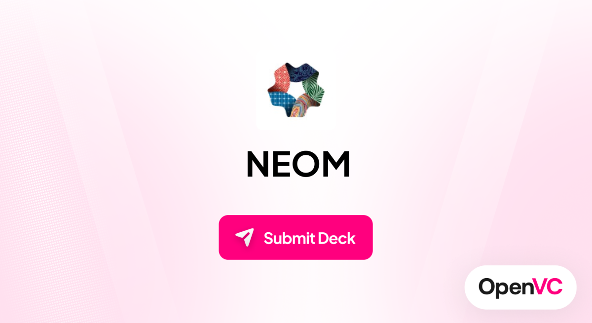NEOM | Investor Profile, Funding Criteria & Team