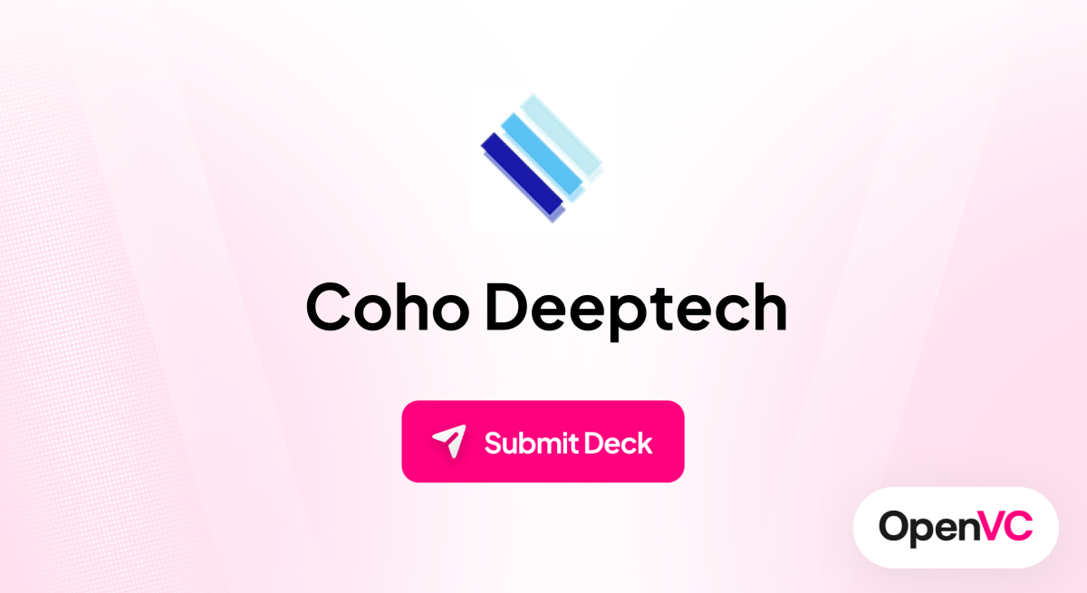 Coho Deeptech | Investor Profile, Funding Criteria & Team