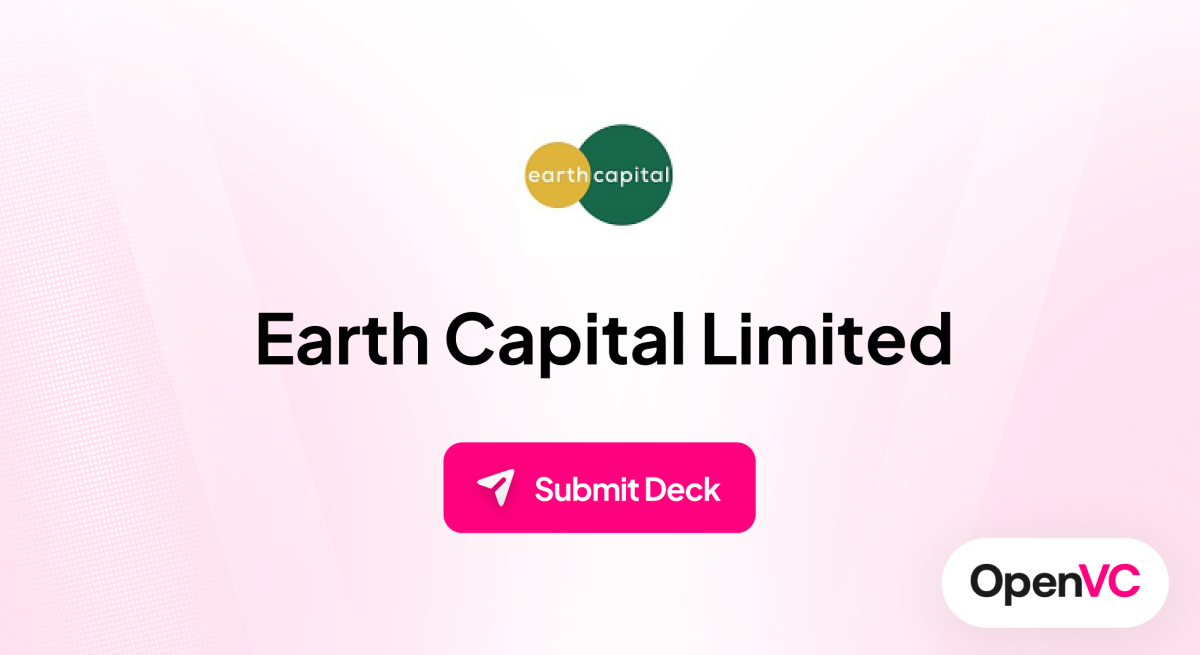 Earth Capital Limited | Investor Profile, Funding Criteria & Team
