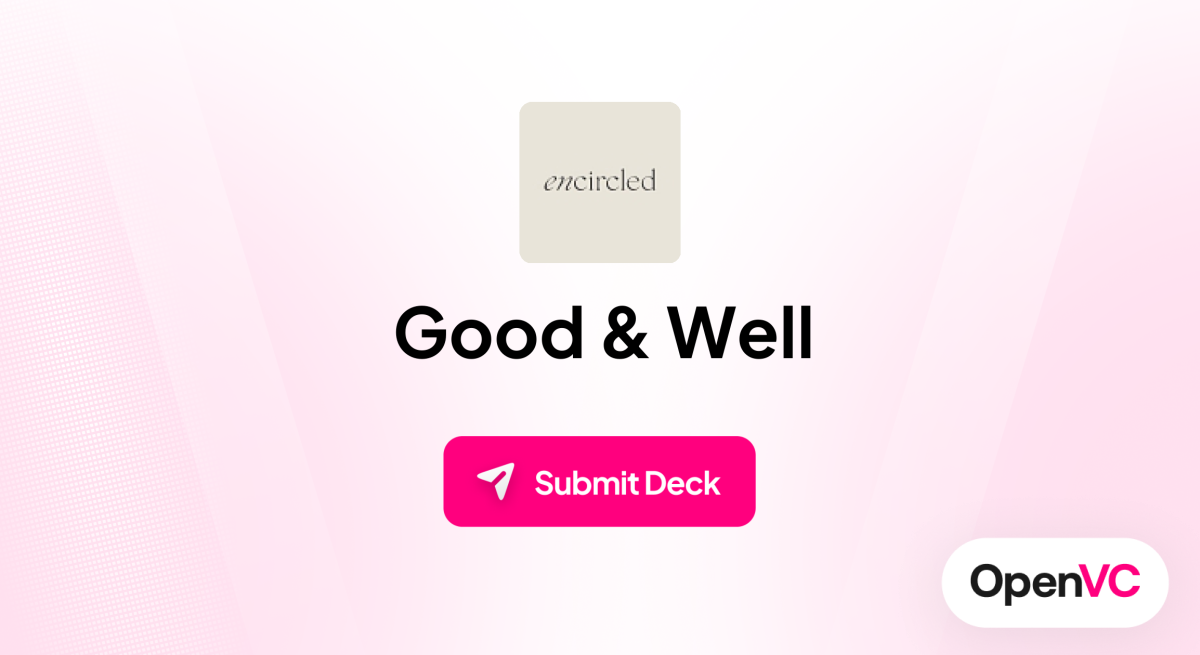 Good & Well | Investor Profile, Funding Criteria & Team