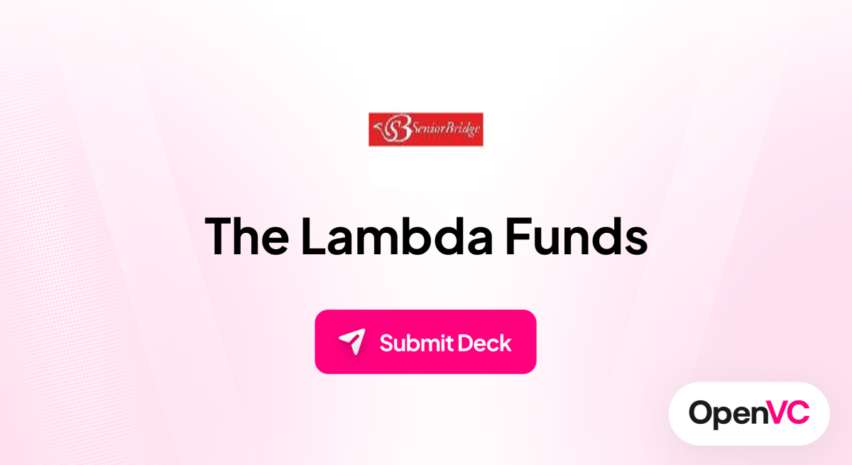 The Lambda Funds | Investor Profile, Funding Criteria & Team